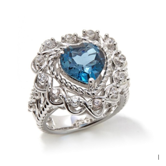 Victoria Wieck Jewelry Genuine Victoria Wieck 48ctw London Blue